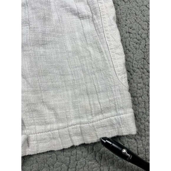 Free People Shorts Womens Small Gray Paperbag Waist Tie Belt Cuffed Pockets - Picture 9 of 13